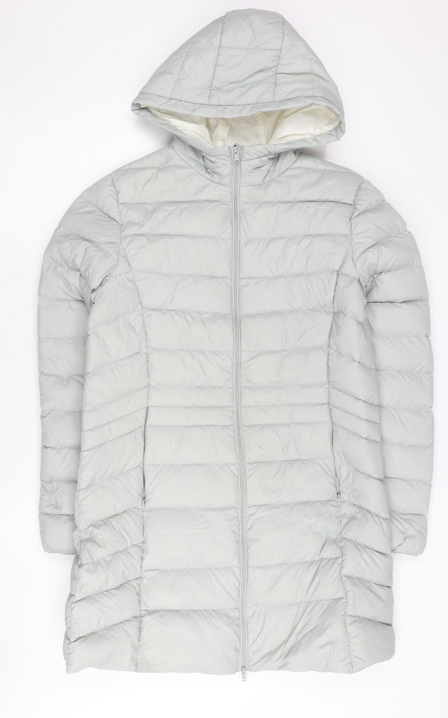 Baleno Women's White Puffer Jacket Size 14 Winter Hooded