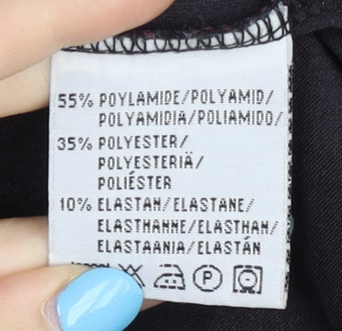 Hennes Women's Purple Long Velvet Bodycon Dress M