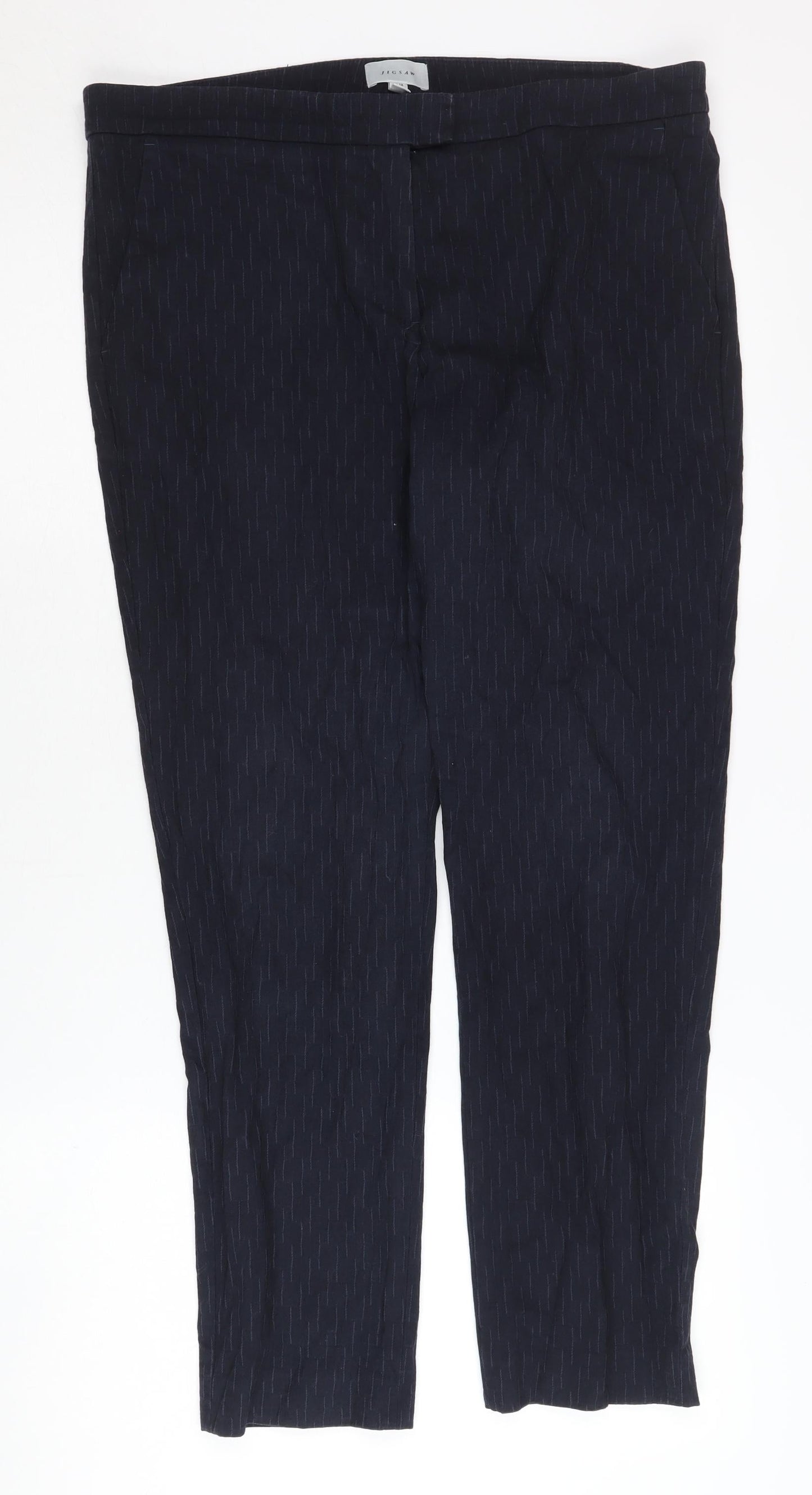 Womens UK Size 14 Jigsaw   Black Trousers