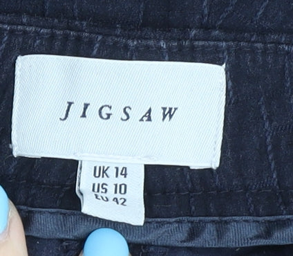 Womens UK Size 14 Jigsaw   Black Trousers