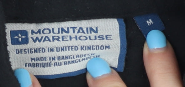 Mens UK Size M Mountain Warehouse Black Pullover Sweatshirt