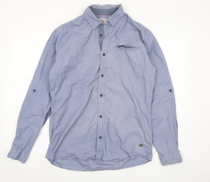 Jack & Jones Men's Blue M Long Sleeve Button-Up Shirt