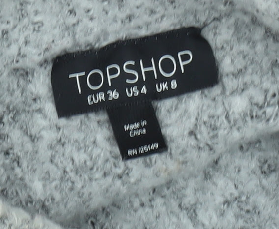 Womens UK Size 8 Topshop Multicoloured Pullover Jumper