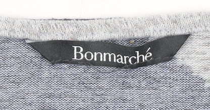 Womens UK Size L Bonmarché Blue Full Zip Jumper