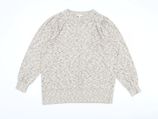 Womens UK Size XL NEXT Beige Pullover Jumper