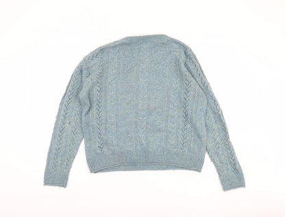 Fat Face Women's Blue Pullover Jumper, Size 12