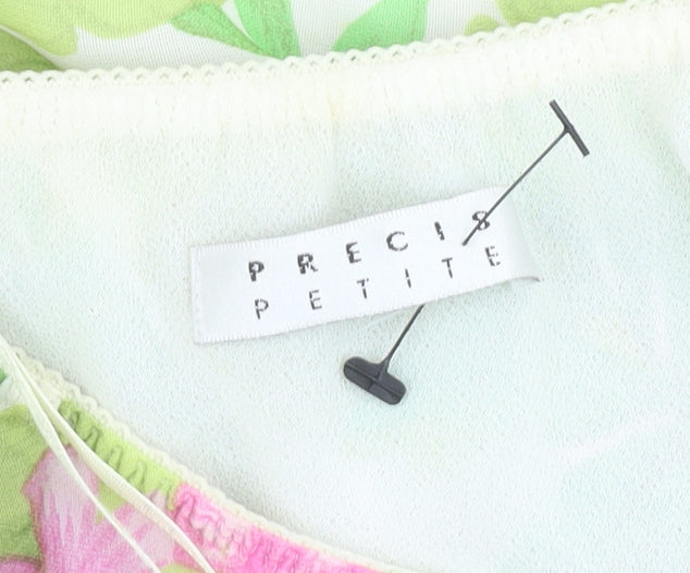 Precis Petite Women's Floral Midi A-Line Skirt Size 10