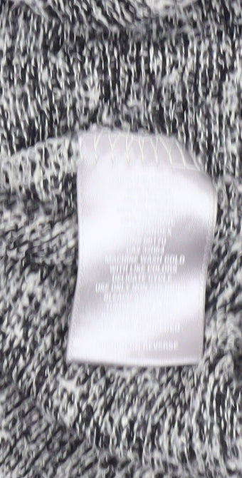Womens UK Size S Sparkle & Fade Grey Pullover Jumper