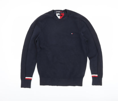 Tommy Hilfiger Men's Blue Pullover Jumper, Size S