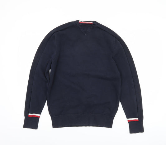 Tommy Hilfiger Men's Blue Pullover Jumper, Size S