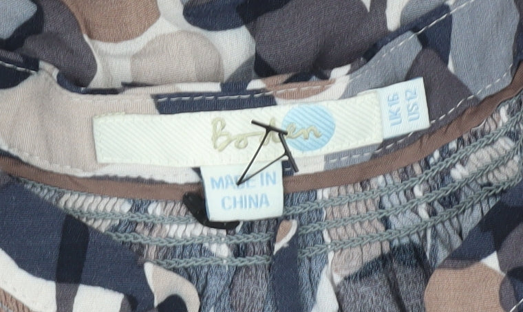 Boden Women’s Multicoloured Floral Top Size 16