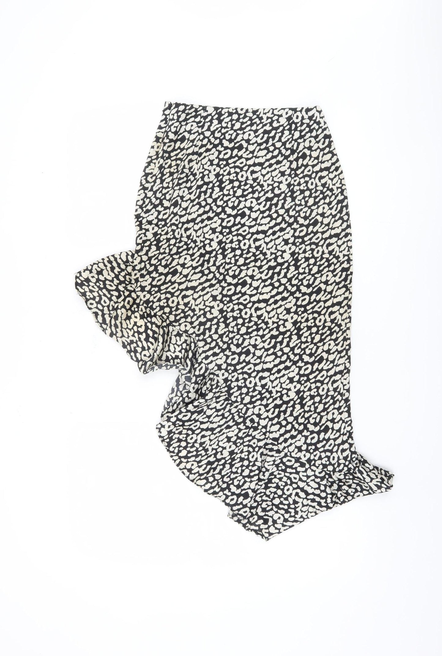 NAANAA Women's Animal Print Midi Skirt Size 6