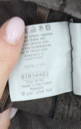 Marks and Spencer Women’s Brown Long Beaded Skirt, Size 16