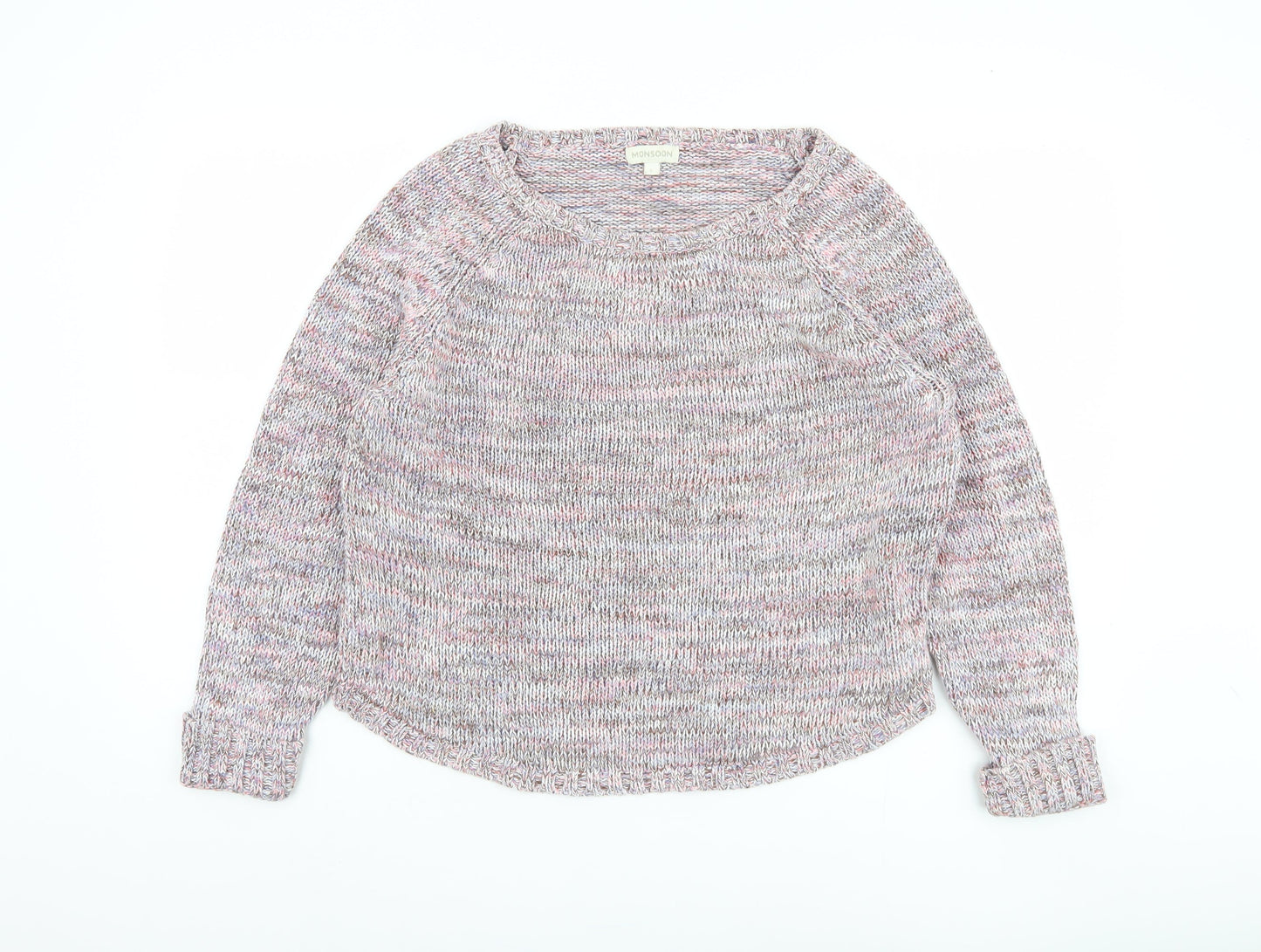 Womens UK Size L Monsoon Multicoloured Pullover Jumper