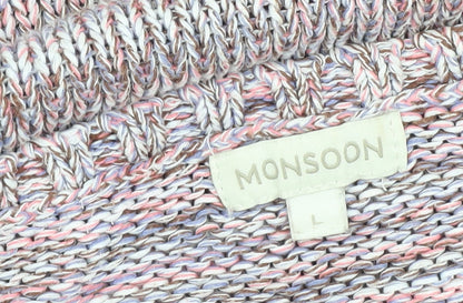 Womens UK Size L Monsoon Multicoloured Pullover Jumper