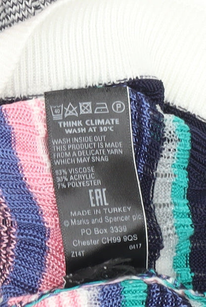 Womens UK Size 14 Marks and Spencer Multicoloured Pullover Jumper