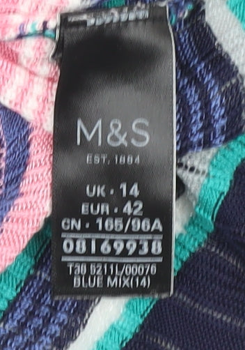 Womens UK Size 14 Marks and Spencer Multicoloured Pullover Jumper