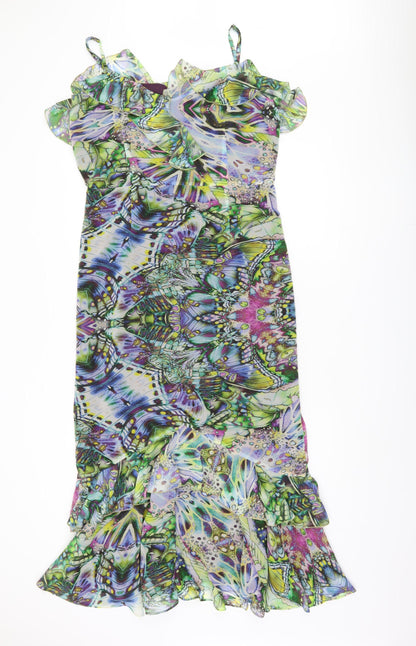 Marks and Spencer Women Multicoloured Geometric Dress 14L