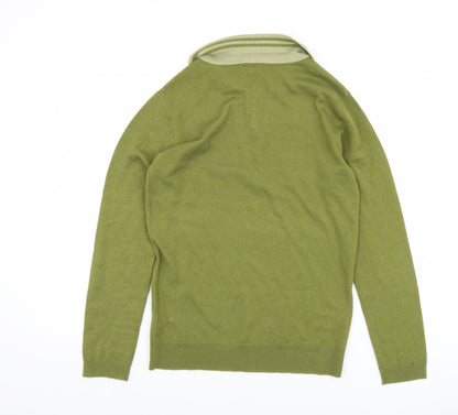 Womens UK Size S Reclaimed Vintage Green Jumper Jumper