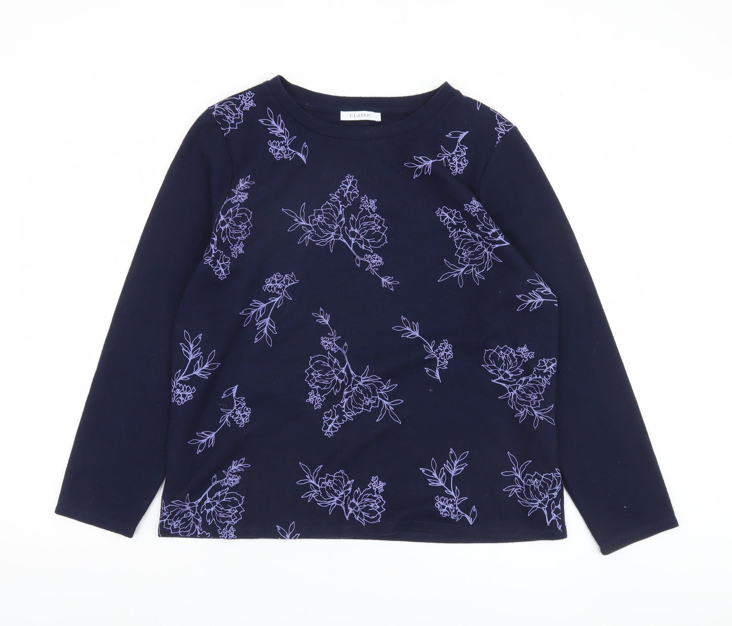Womens UK Size 16 Marks and Spencer Blue Pullover Jumper