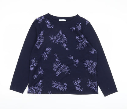 Womens UK Size 16 Marks and Spencer Blue Pullover Jumper