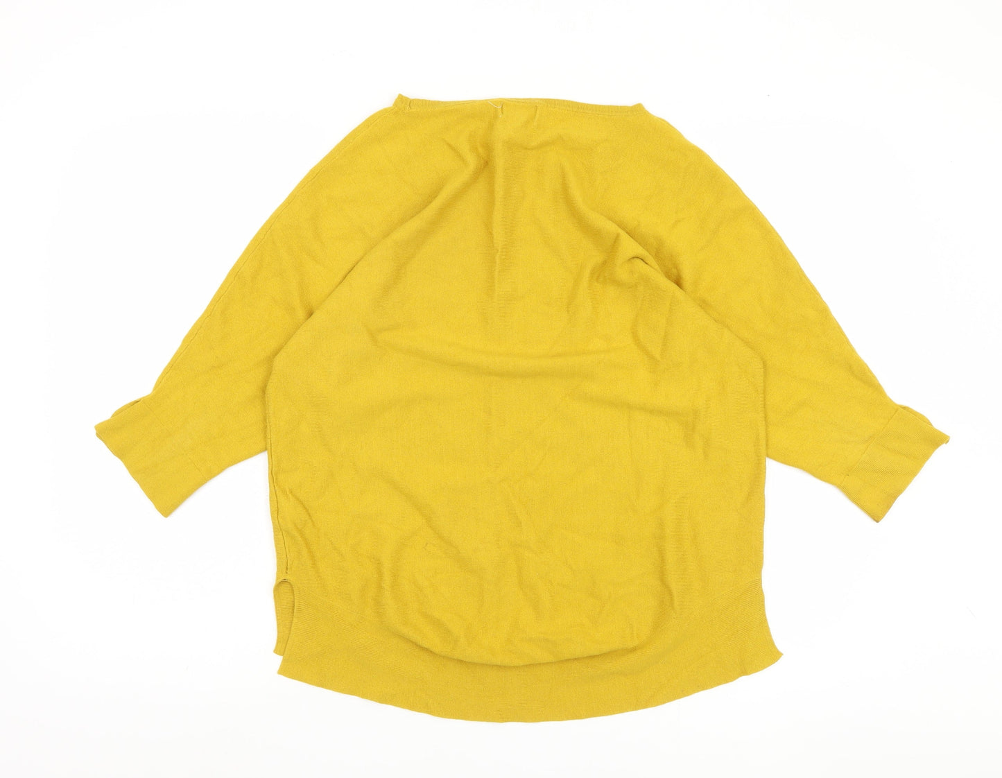 Womens UK Size M Monsoon Yellow Tunic Jumper
