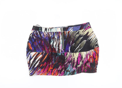 Spotlight by Warehouse Women's Multicoloured Pencil Skirt Size 12