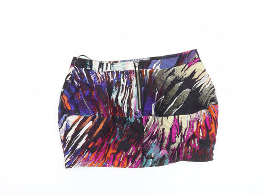 Spotlight by Warehouse Women's Multicoloured Pencil Skirt Size 12