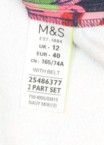 Marks and Spencer Women's Floral A-Line Skirt Set