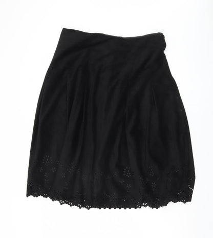 Marks and Spencer Women's Black Knee Length Skirt