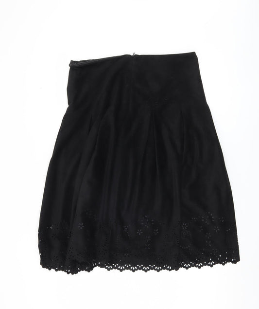 Marks and Spencer Women's Black Knee Length Skirt