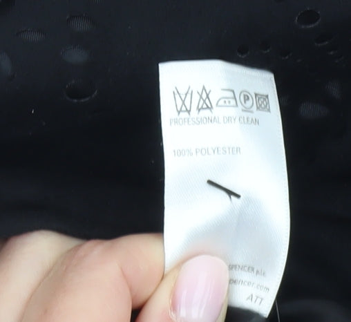 Marks and Spencer Women's Black Knee Length Skirt