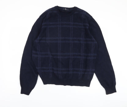 Marks and Spencer Men's Blue L Pullover Jumper