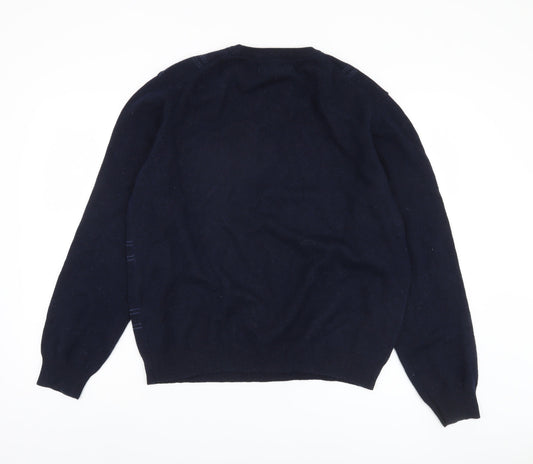 Marks and Spencer Men's Blue L Pullover Jumper
