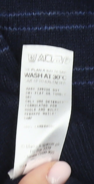 Marks and Spencer Men's Blue L Pullover Jumper