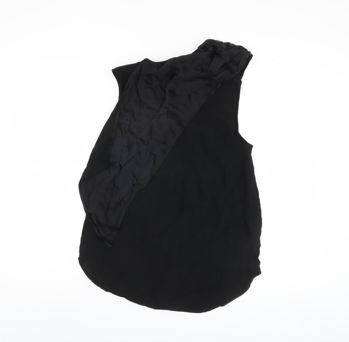 Womens UK Size 10 Marks and Spencer Black Basic Blouse