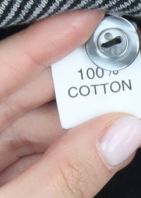 Simon Carter Men's Black V-Neck Cardigan Size M