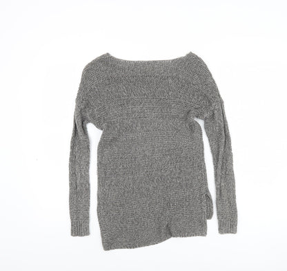Womens UK Size XS American Eagle Outfitters Grey Pullover Jumper