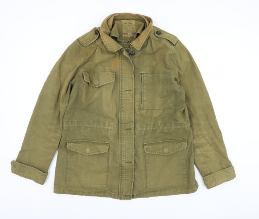 Fat Face Women's Green Military Jacket Size 14