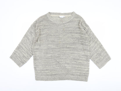 Womens UK Size 16 NEXT Grey Pullover Jumper