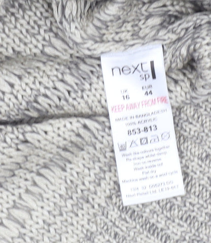 Womens UK Size 16 NEXT Grey Pullover Jumper