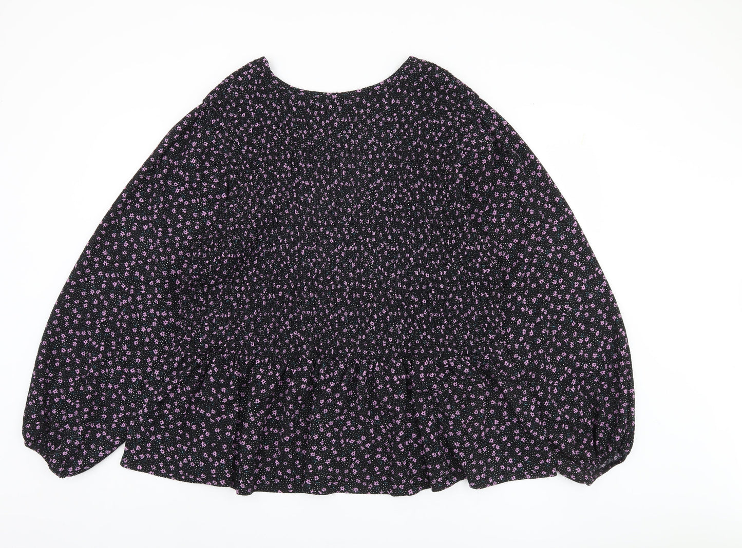 Womens UK Size 26 Simply Be Black Basic Blouse