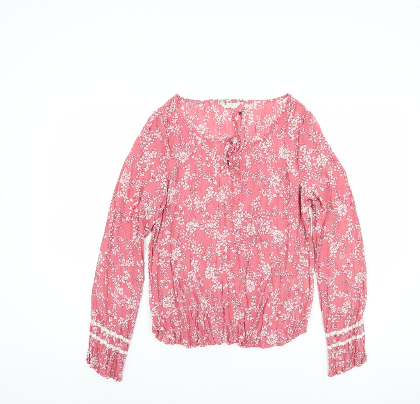 Womens UK Size 12 Marks and Spencer Pink  Blouse