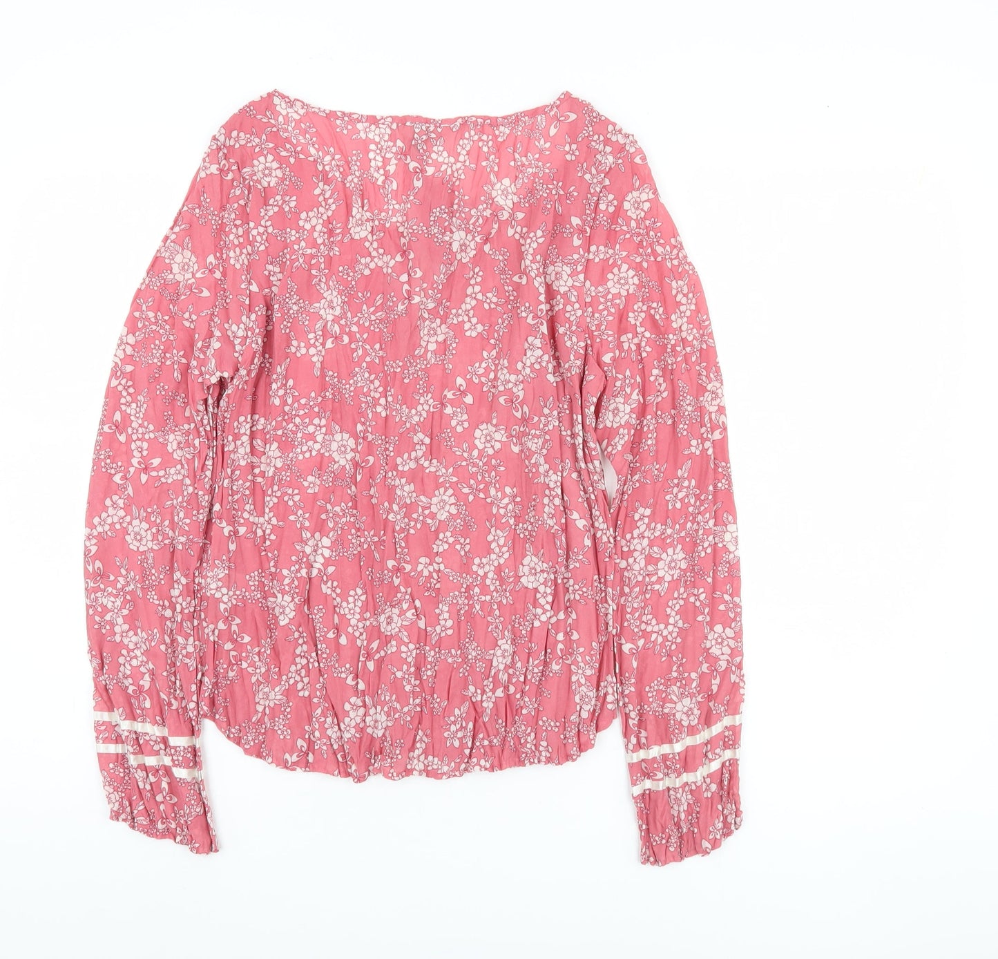 Womens UK Size 12 Marks and Spencer Pink  Blouse