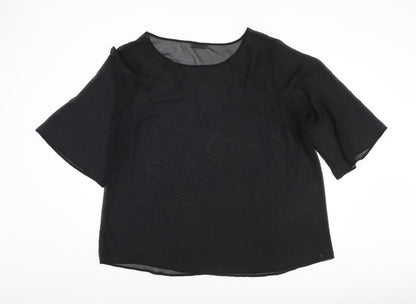 Womens UK Size 22 rogers+ROGERS Black  Blouse