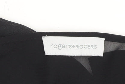Womens UK Size 22 rogers+ROGERS Black  Blouse