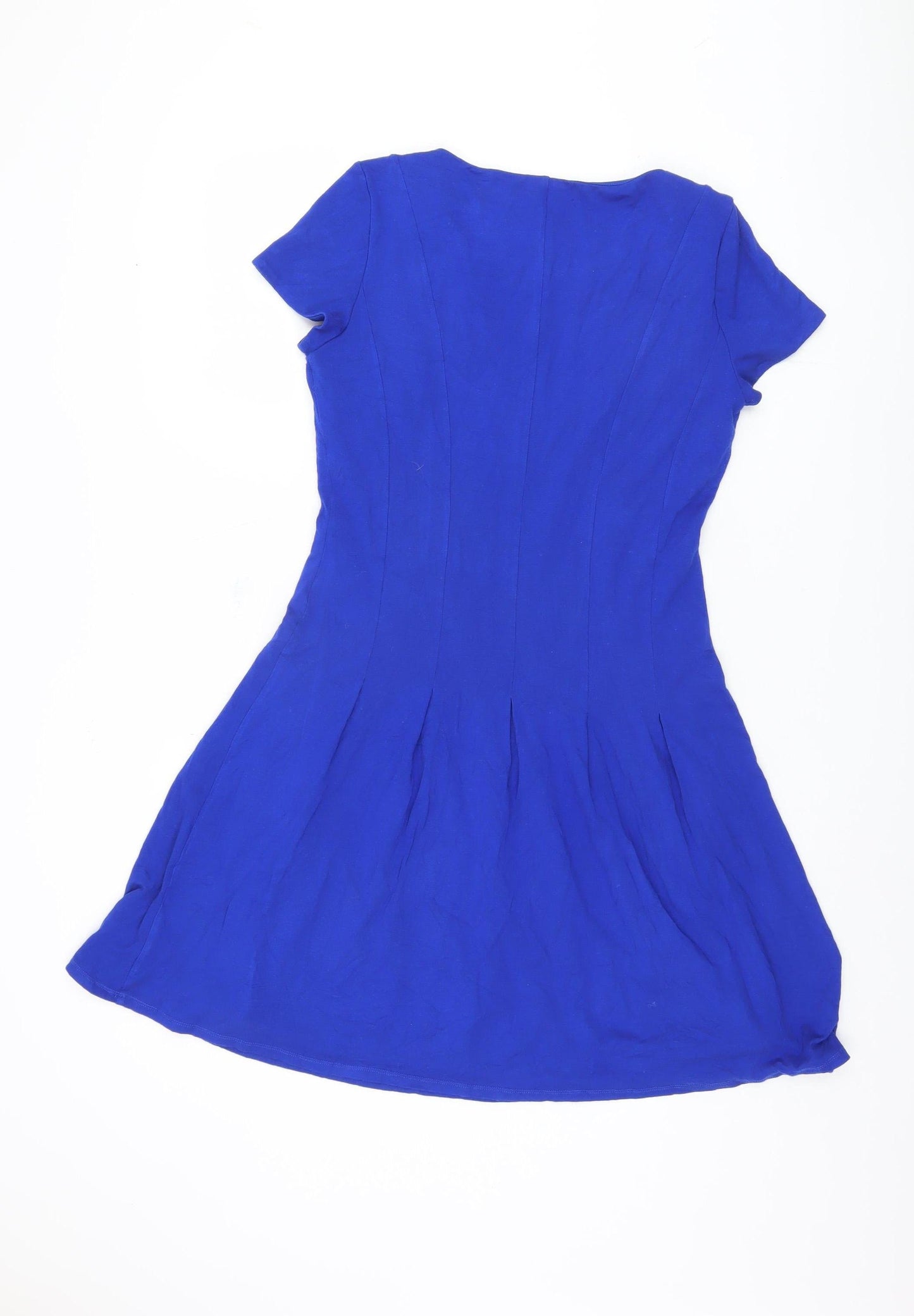 Precis Women's Blue Dress, Size 12, Short Sleeve