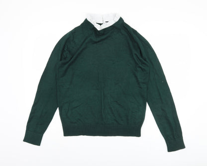 Womens UK Size 14 Dorothy Perkins Green Pullover Jumper