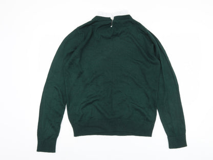 Womens UK Size 14 Dorothy Perkins Green Pullover Jumper