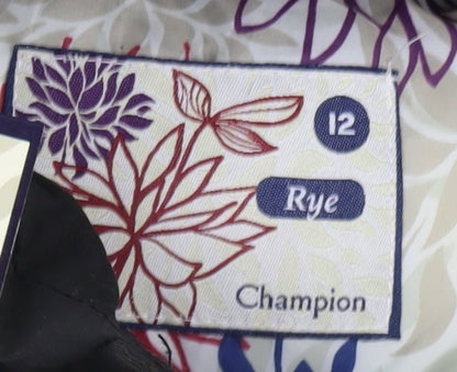 Champion Women's Black Hooded Puffer Vest Size 12